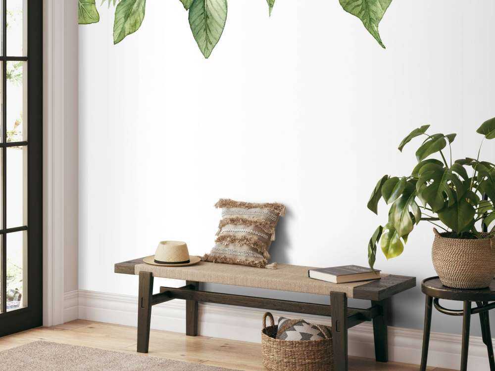 Zawieszanie akwarelowych liści