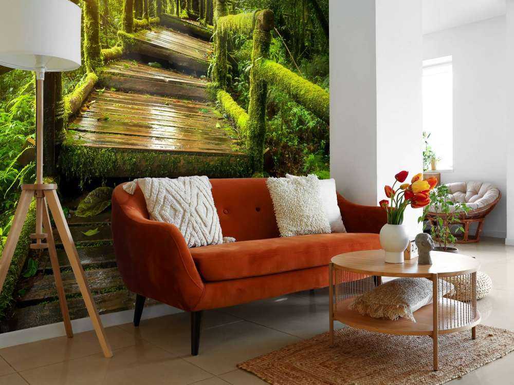 Duże schody do dżungli