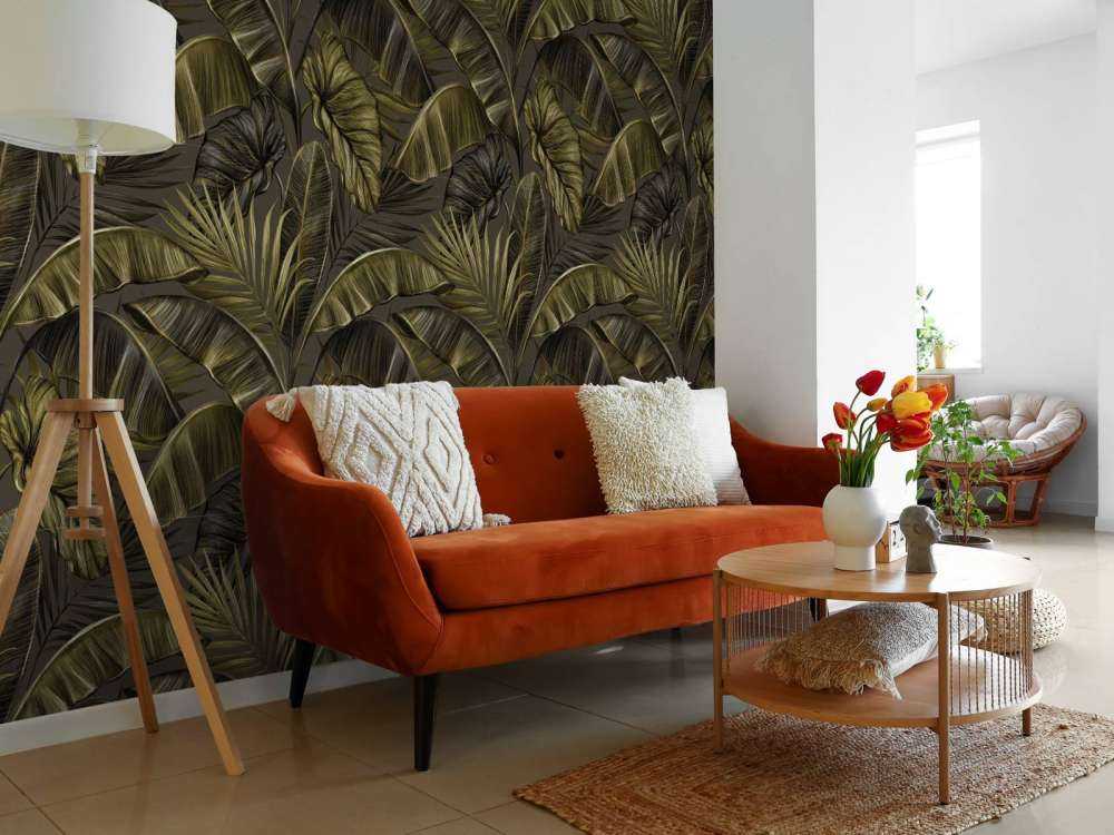 Ciemne liście bananowca