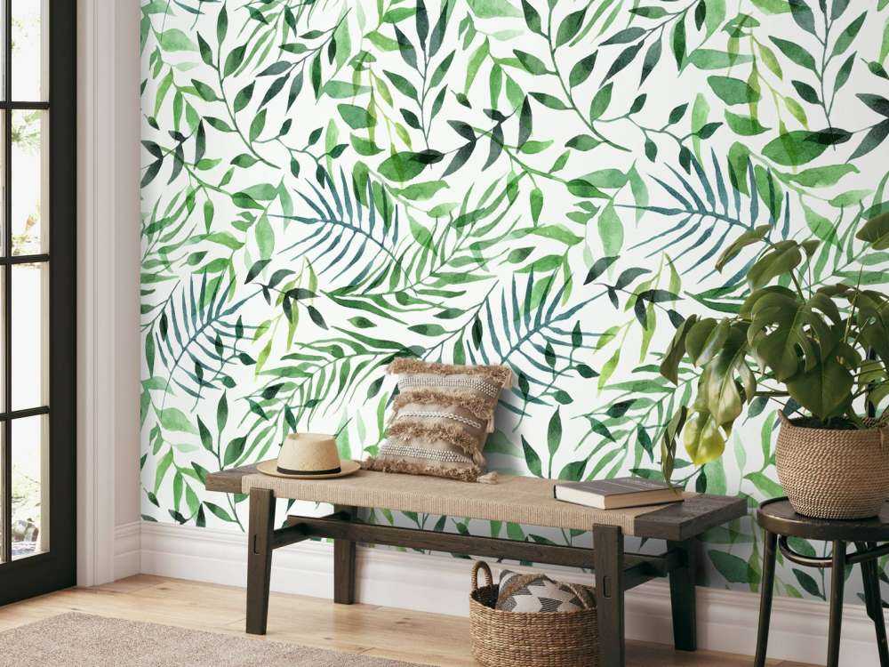 Wesoły wzór, zielony