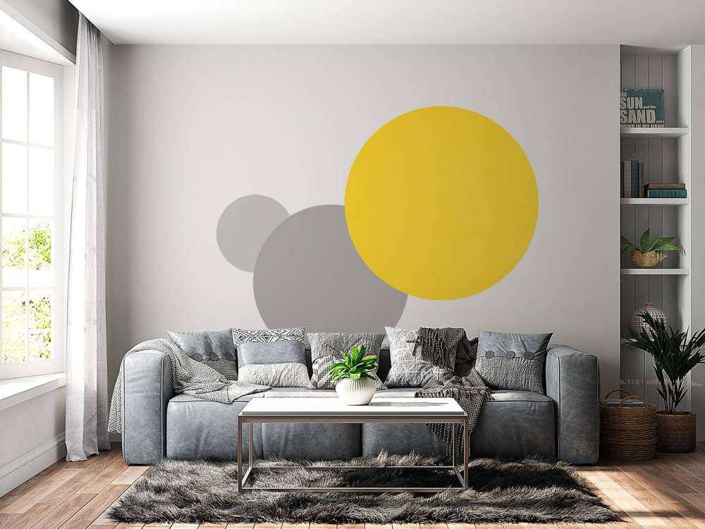 Beton żółty szafranowy