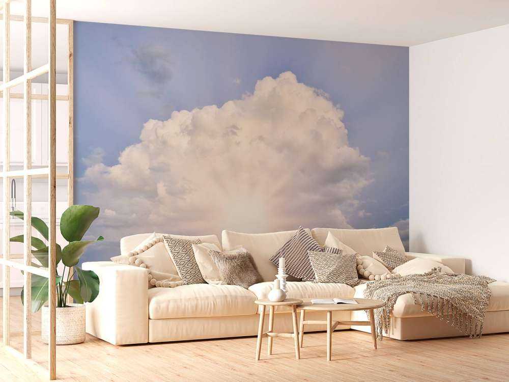 Promienie słońca przez chmury