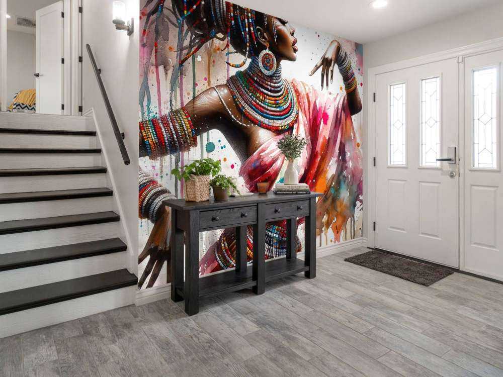 Akwaforta afrykańska tancerka