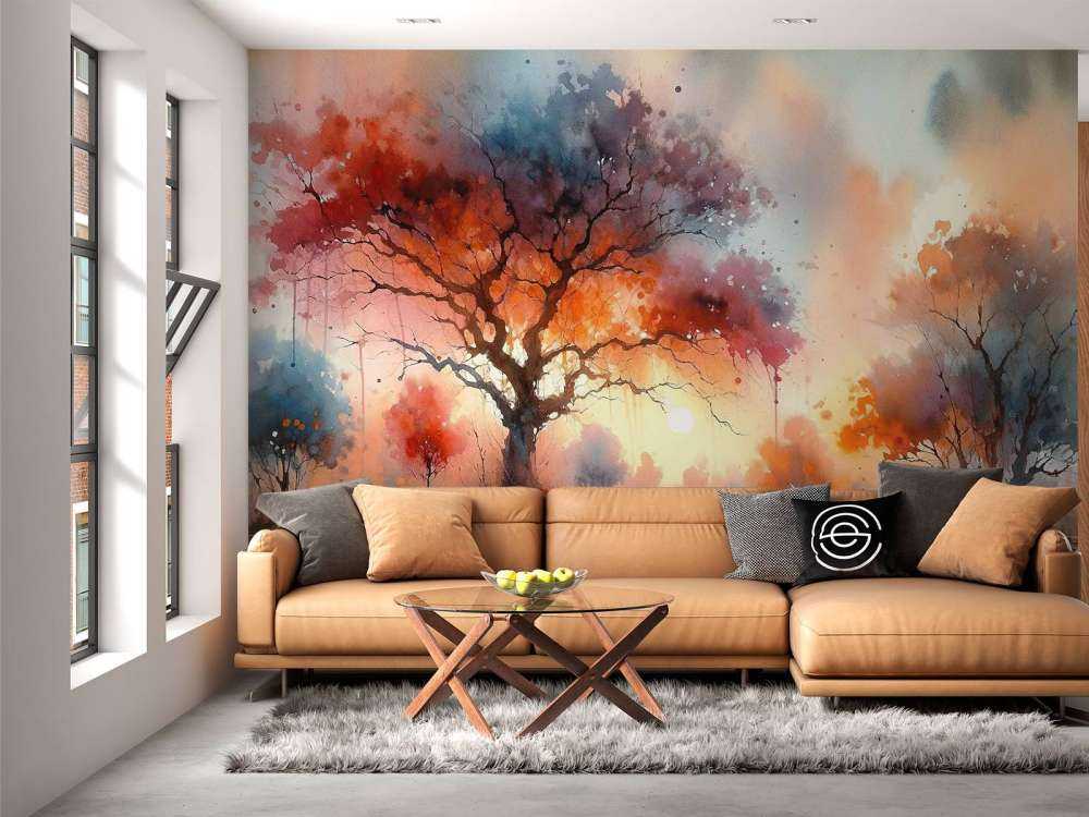 Ognista Korona Jesieni o Zmierzchu