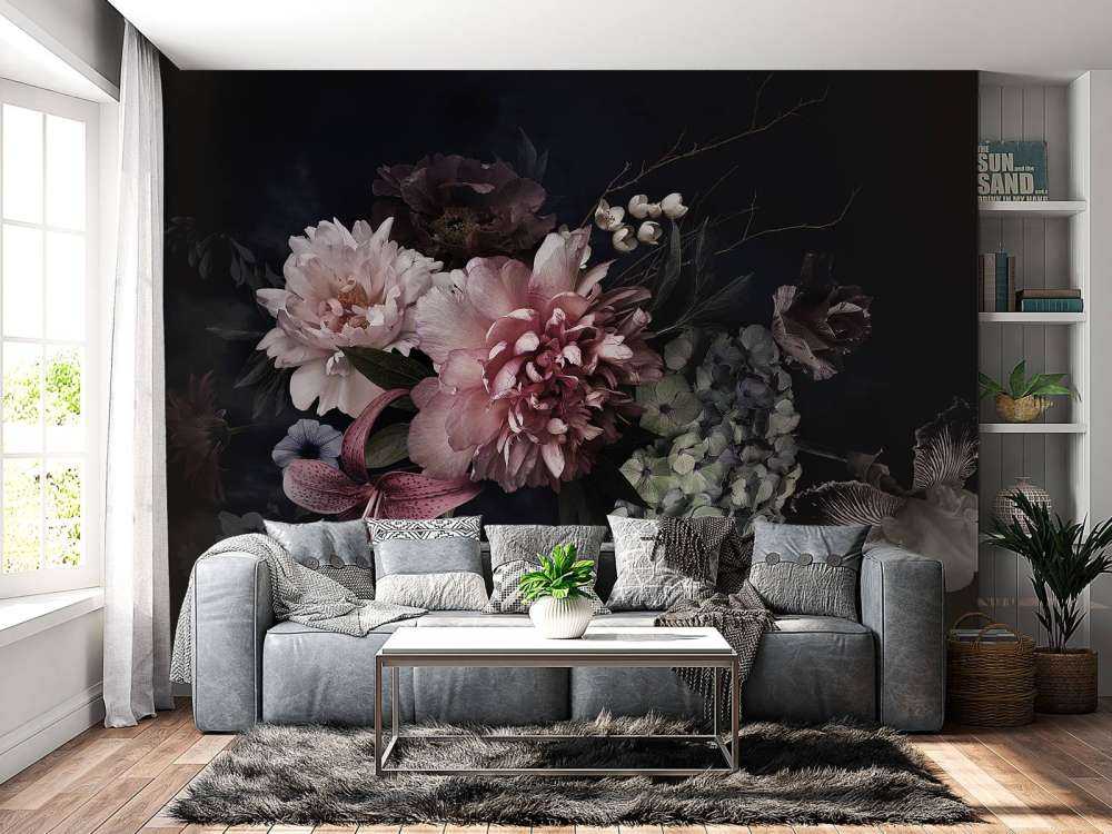 Vintage bukiet kwiatów