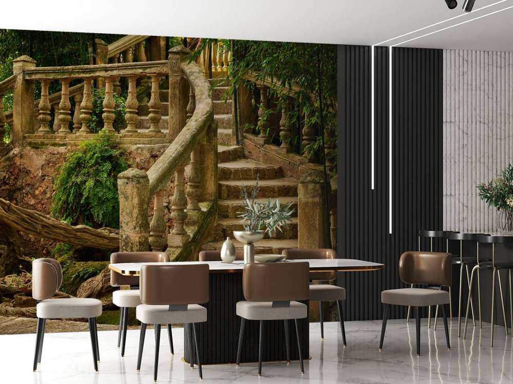 Stare schody na górę