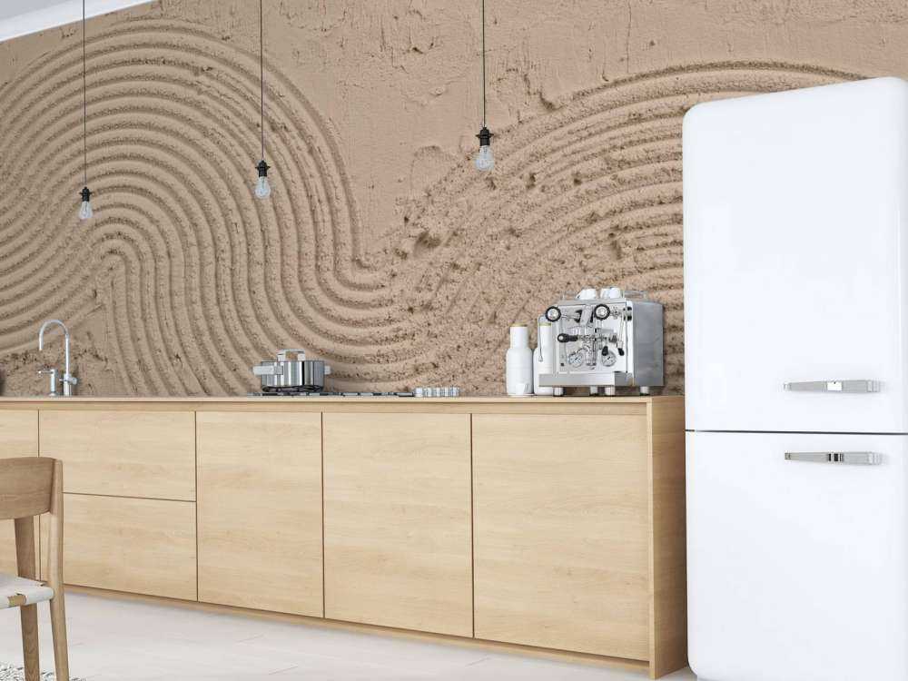 Sztuka tekstury w kolorze taupe