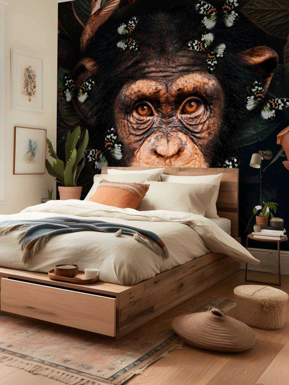 Tropical Chimpanzee Portret