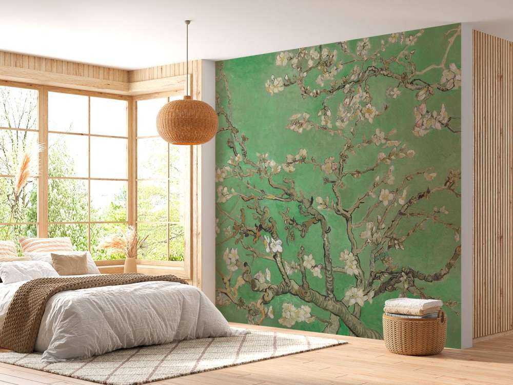 Wiosenny kwiat migdałowca