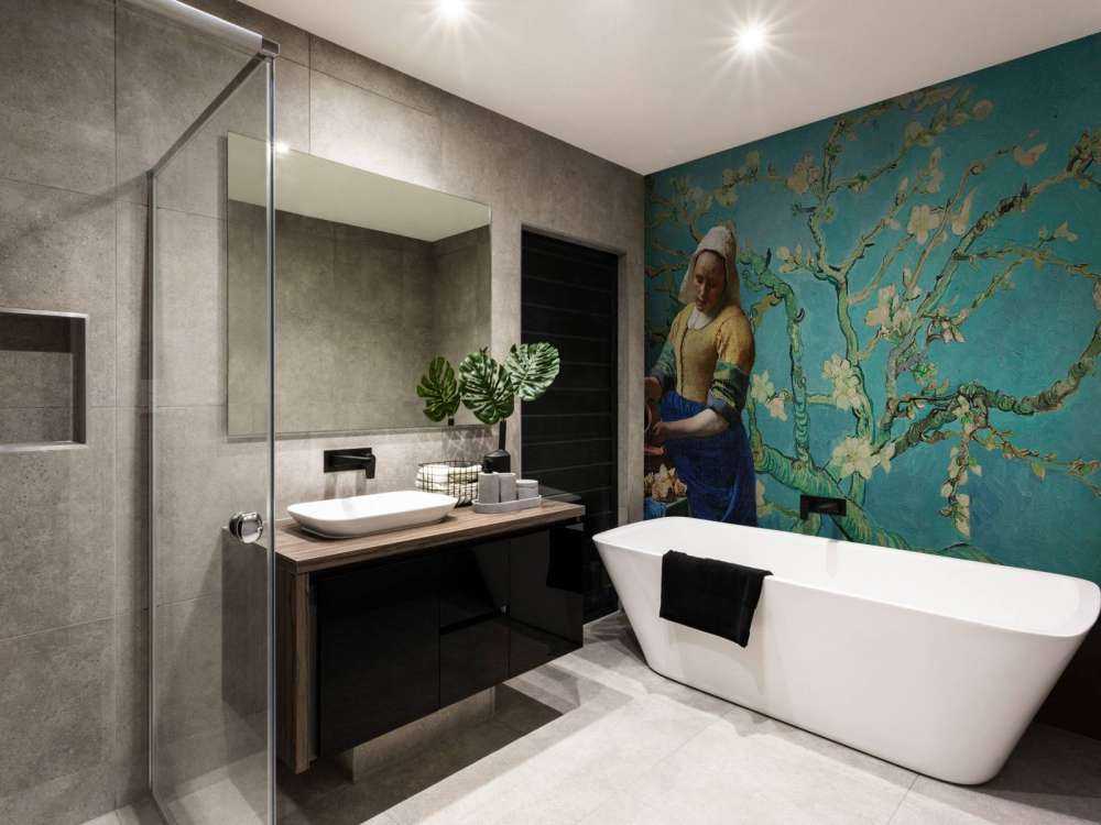 Mleczarka i kwiat migdałowca