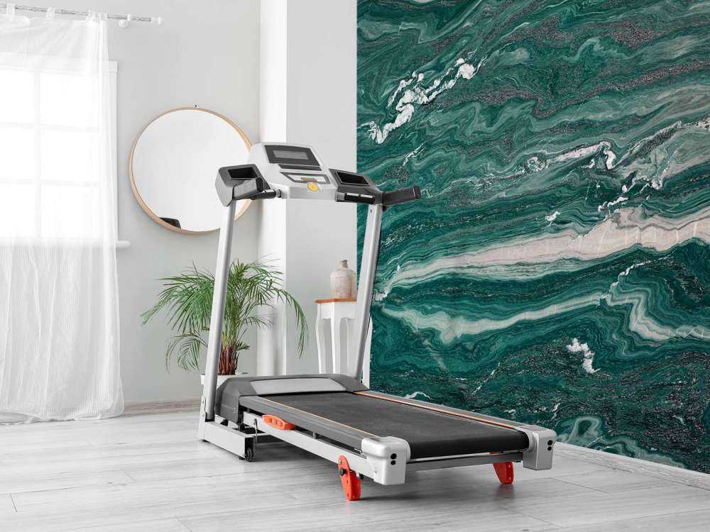 Zielony i biały marmur