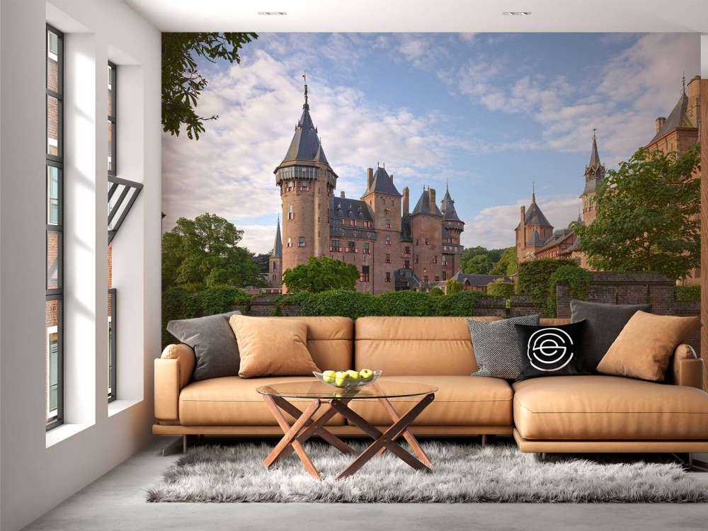 Zamek de Haar od strony wody