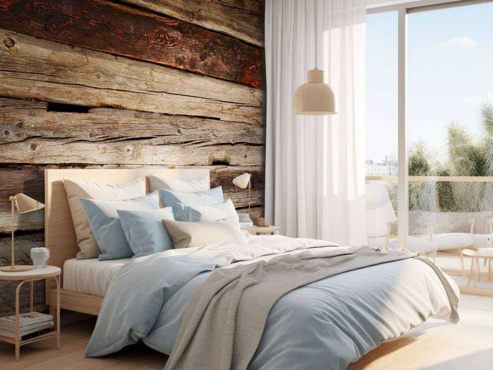 Wędzone czerwone drewno