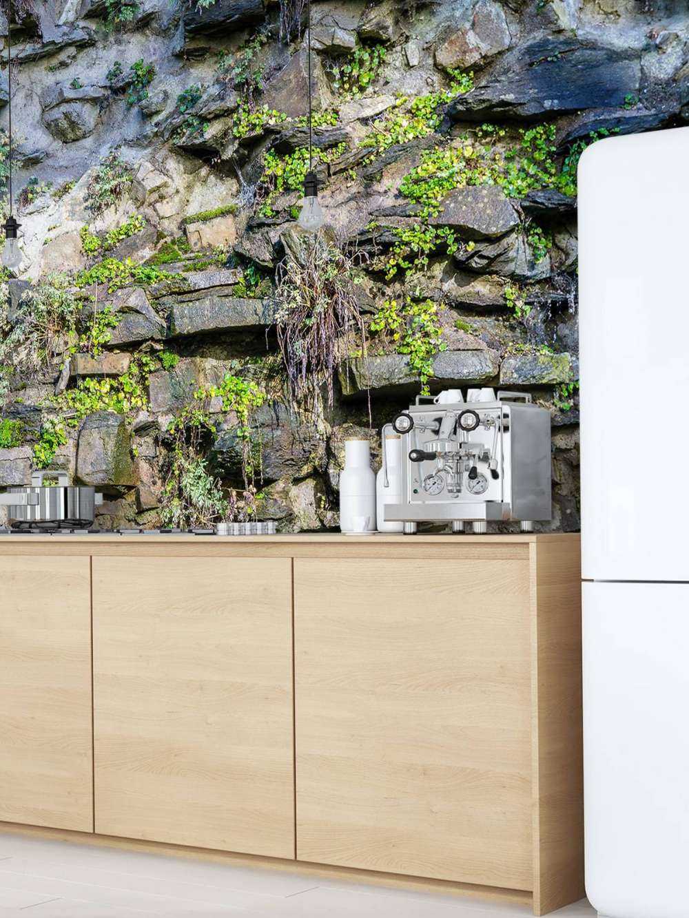 Zarośnięta ściana