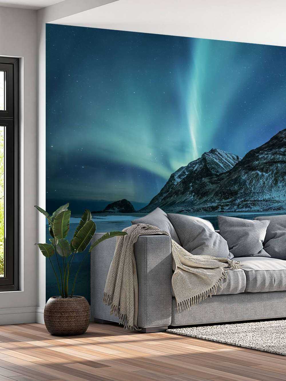 Niebieskie światła północne