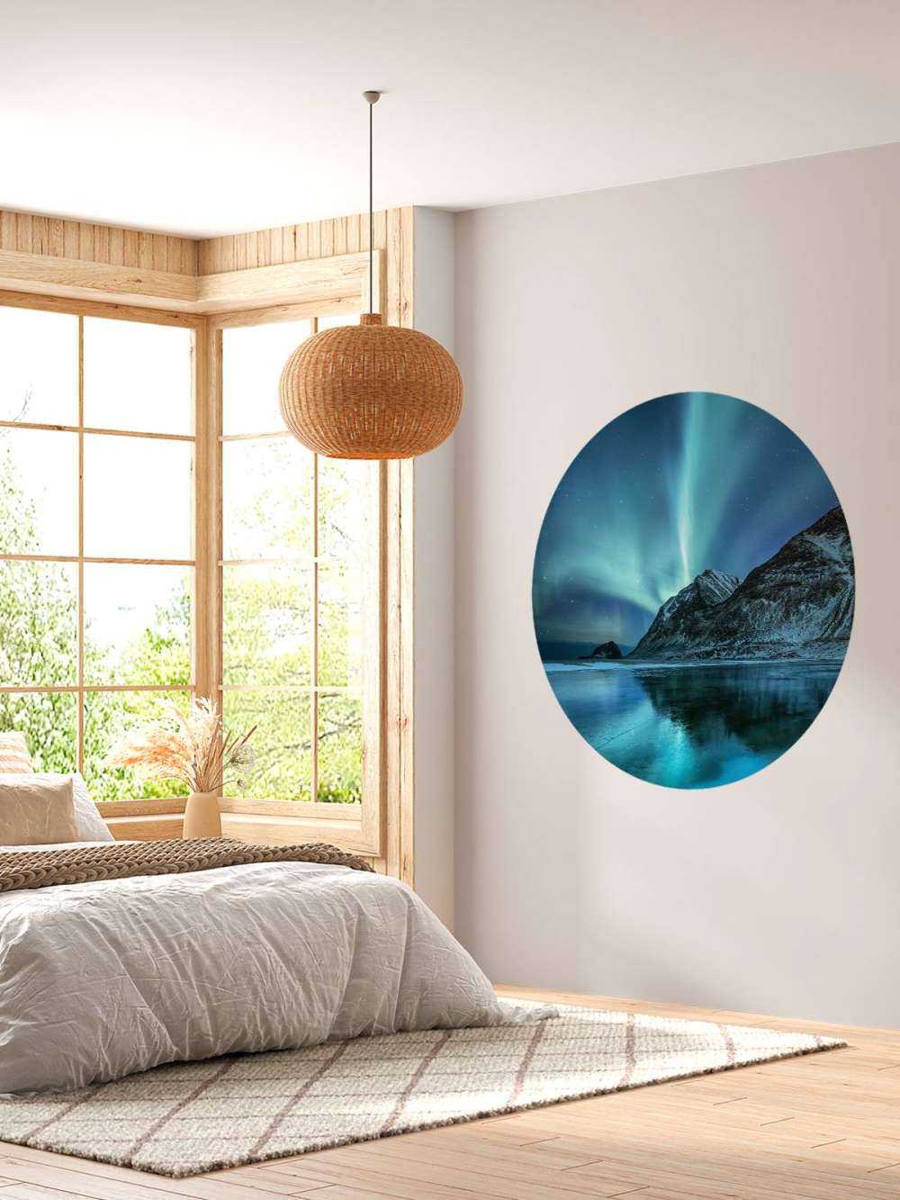 Niebieskie światła północne