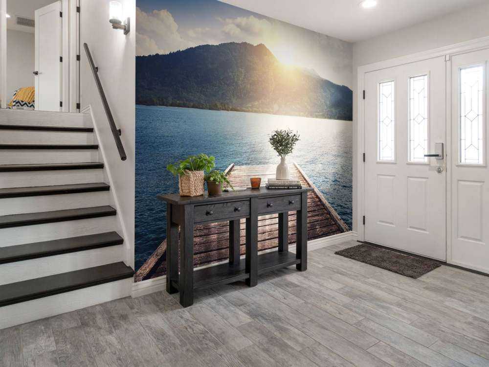 Rusztowanie do jeziora