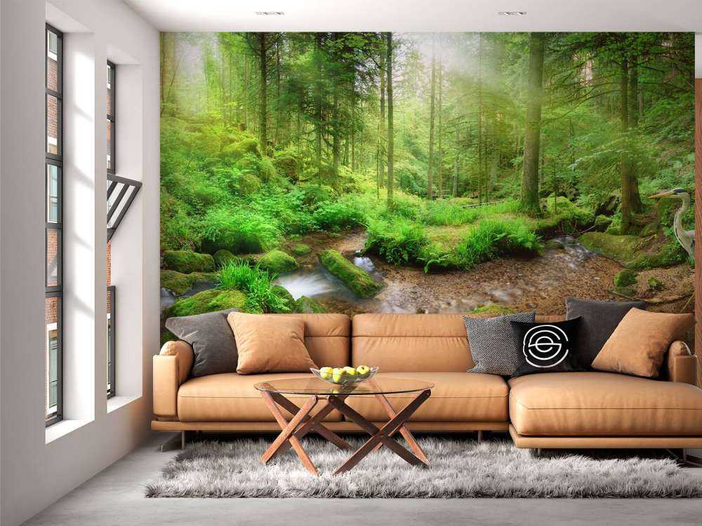 Urokliwy krajobraz leśny