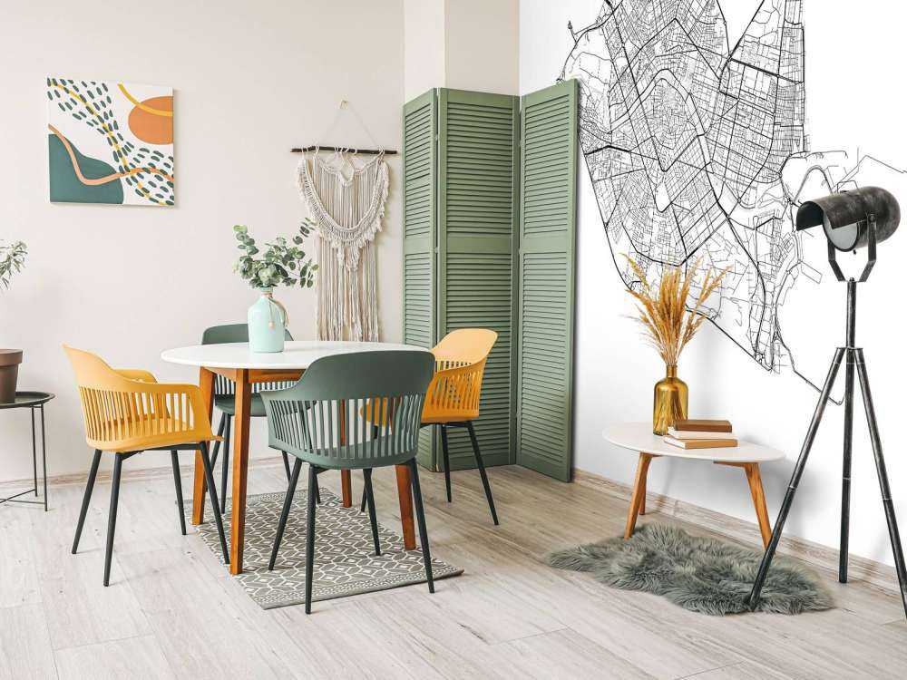 Mapa Walencji, biała