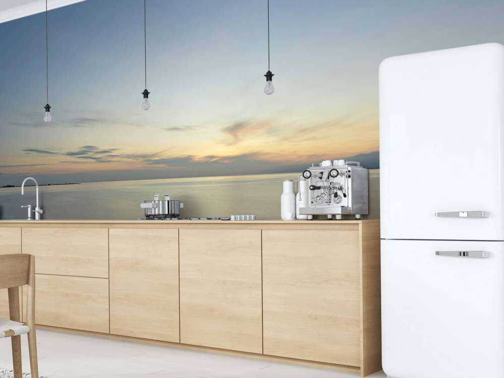 Wschód słońca wybrzeżu 