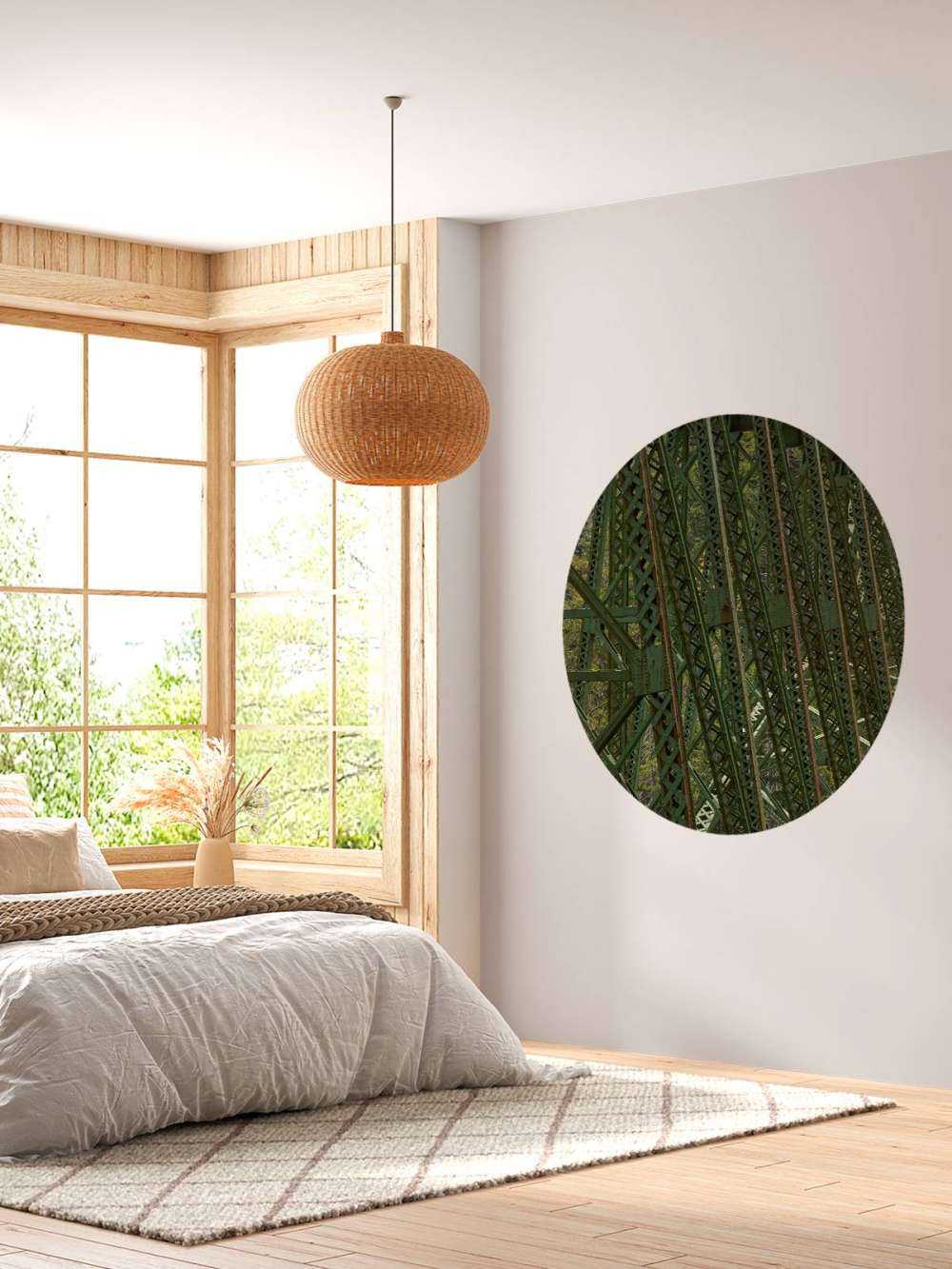 Stary most kolejowy o konstrukcji stalowej