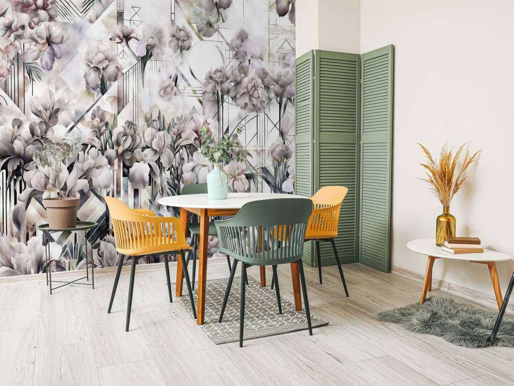 Ogromne akwarelowe irysy żółte