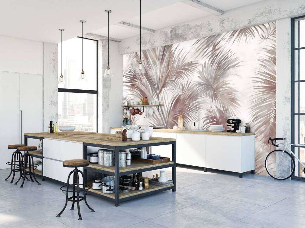 Palm Extravaganza Brązowy