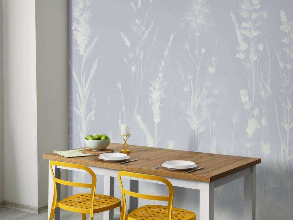 Lawendowa Polana Bezszwowy Przygaszony Niebieski