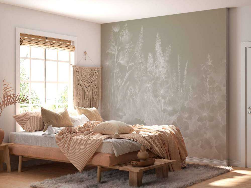 Delikatny angielski ogród - oliwka