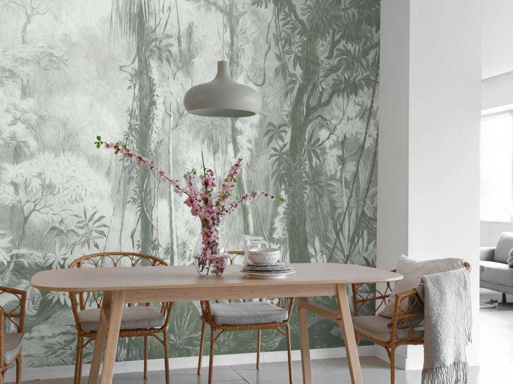 Las tropikalny - zielony