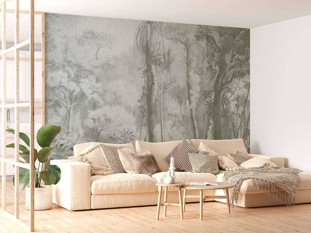 Las tropikalny - zielony