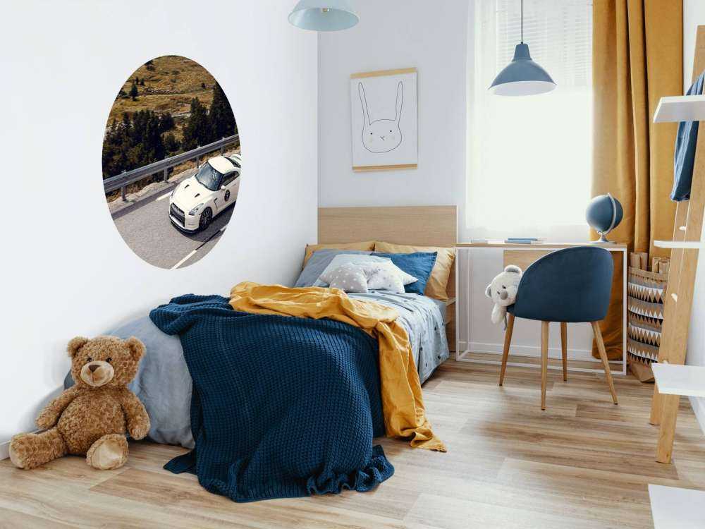 Nissan GT-R na górskiej drodze