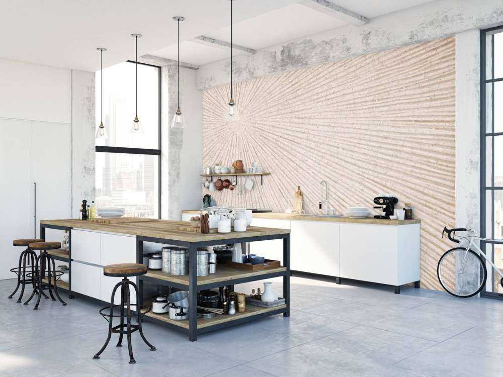 Struktura z liniami słońce len