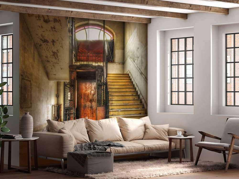 Opuszczone lobby hotelowe