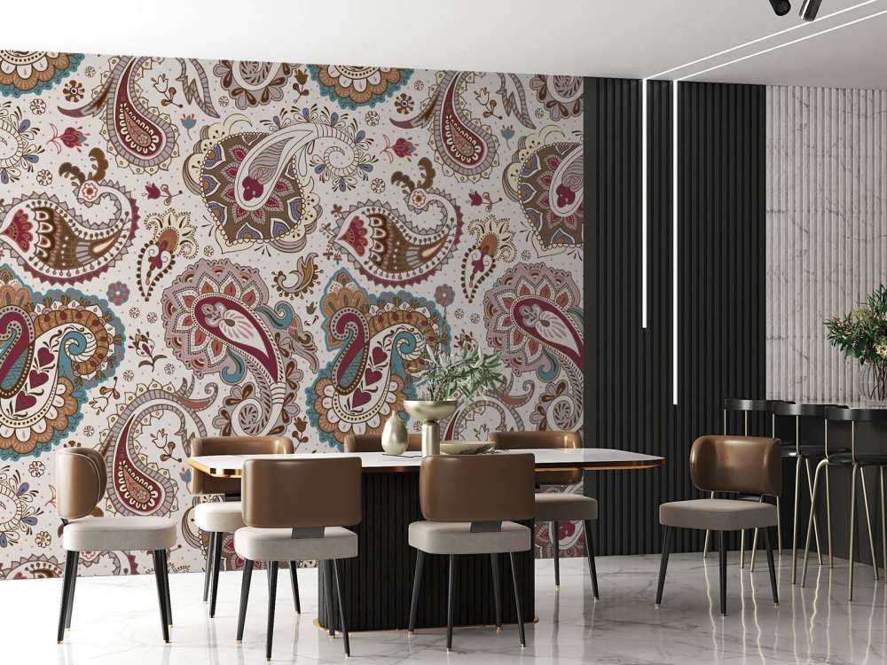 Kolorowe kwiaty w tle