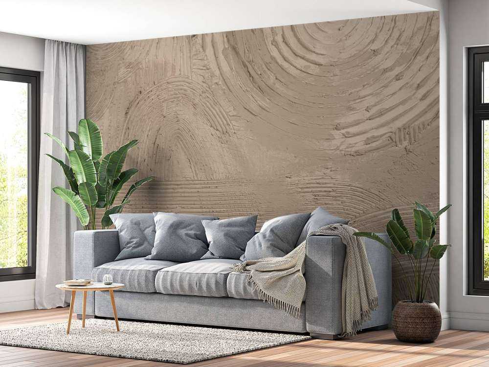 Struktury i kształty w kolorze taupe