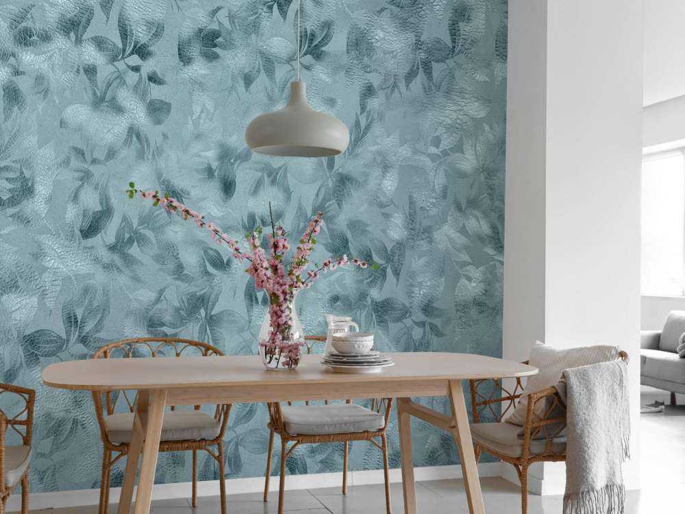 Niebieskie kwiaty tekstura