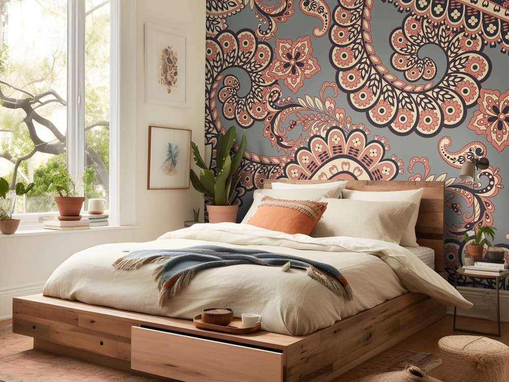 Staroindyjskie wzory kwiatowe