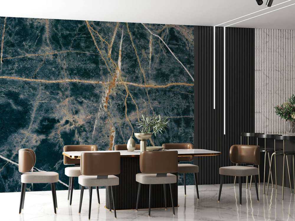 Wytrzymały niebieski marmur