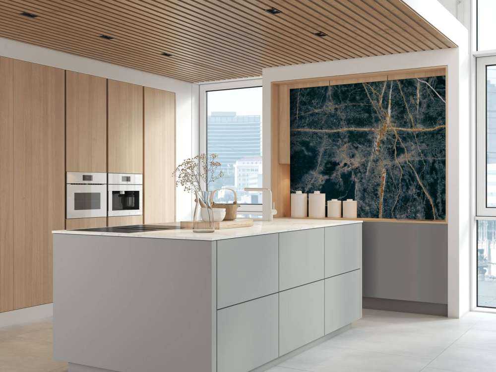 Wytrzymały niebieski marmur