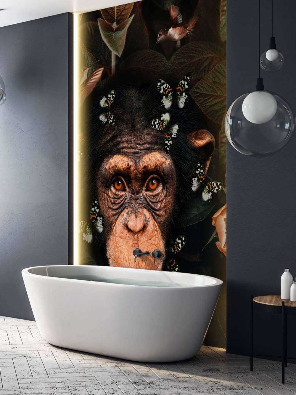 Tropical Chimpanzee Portret