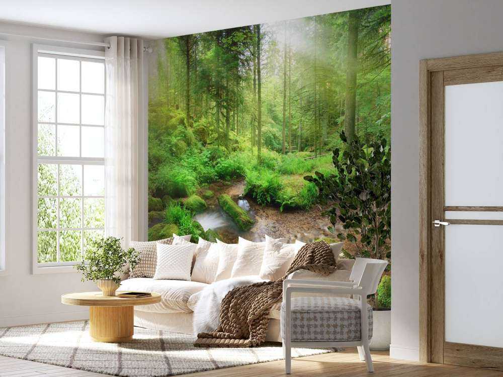 Urokliwy krajobraz leśny