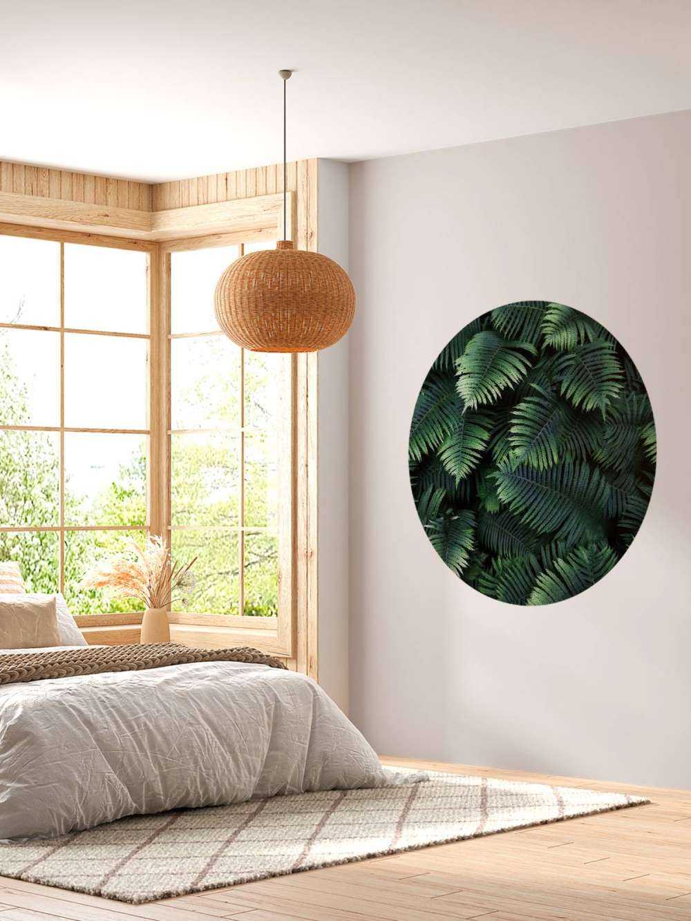 Duże liście palmowe