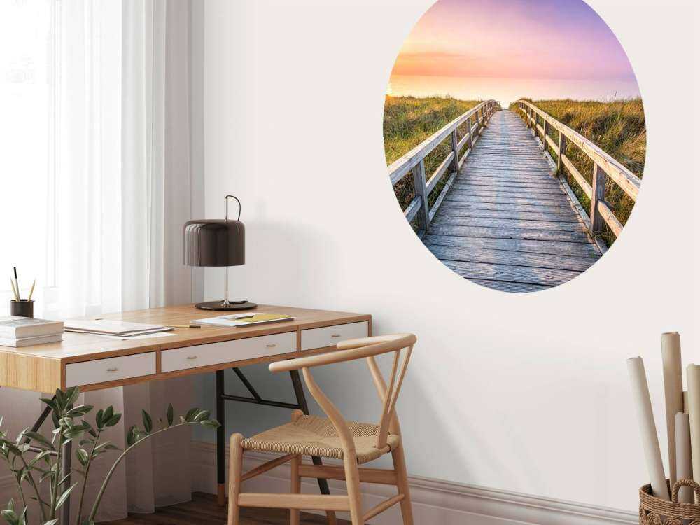 Plaża o zachodzie słońca