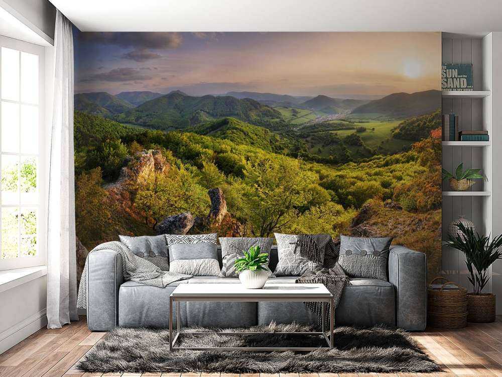 Krajobraz górski na wiosnę