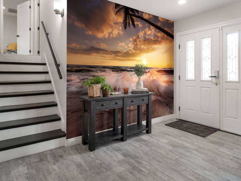 Romantyczny zachód słońca