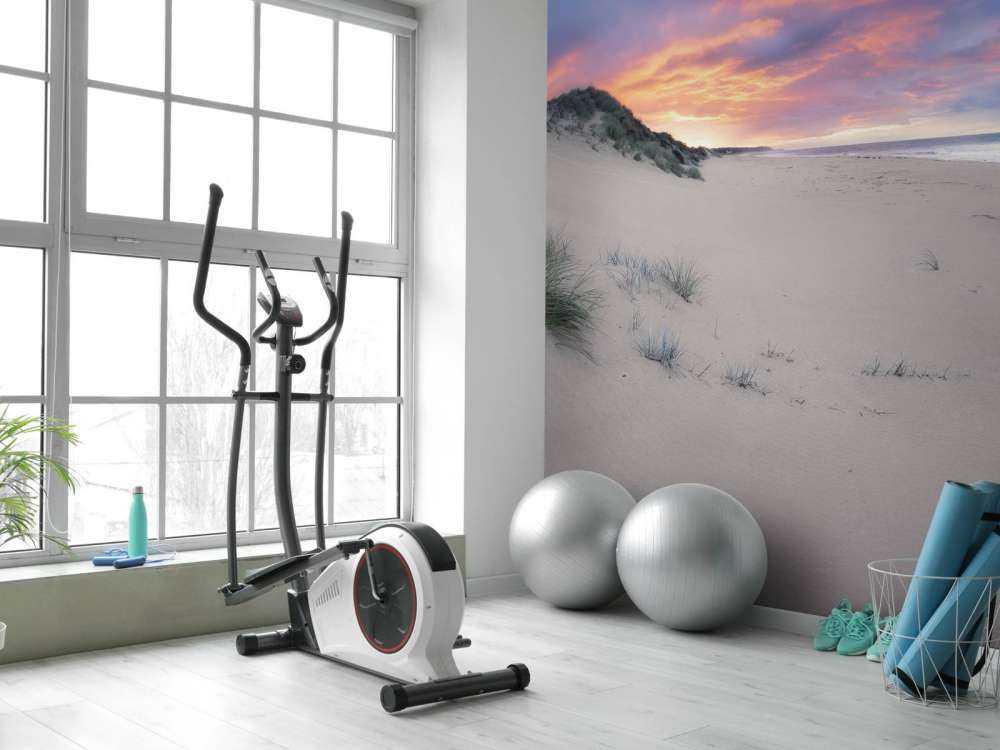 Wschód słońca nad wydmami