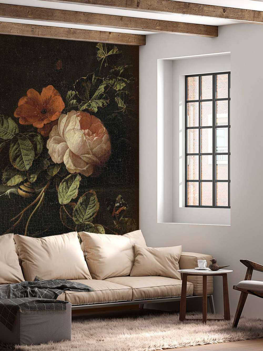 Martwa natura z różami