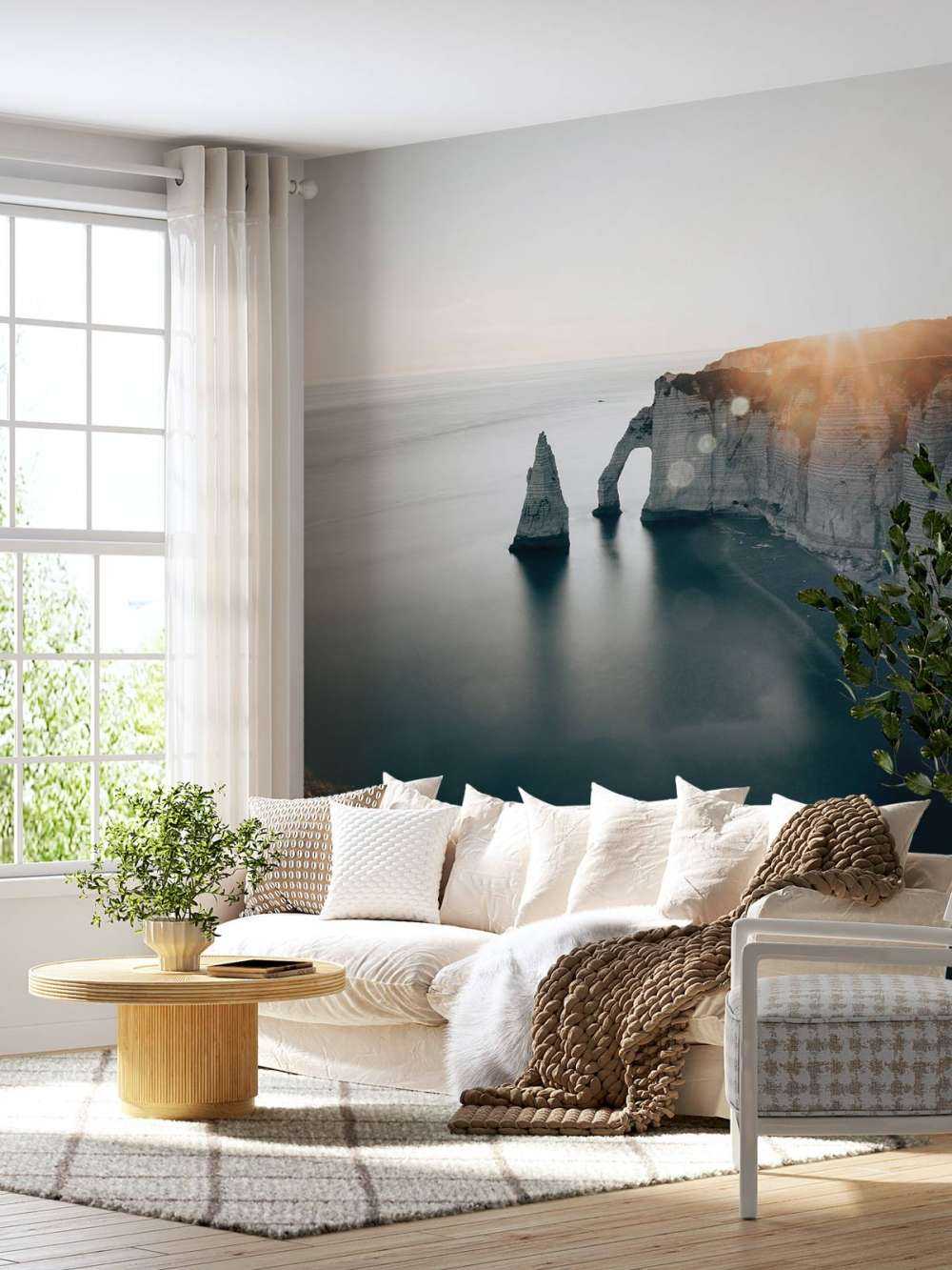 Poranne słońce w Normandii