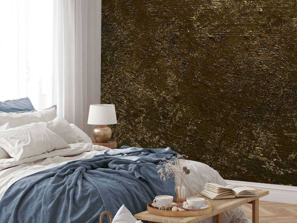 Złota świecąca struktura